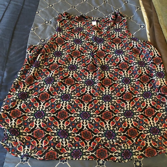 Cute flowy tank top, rayon sheer - Picture 1 of 2